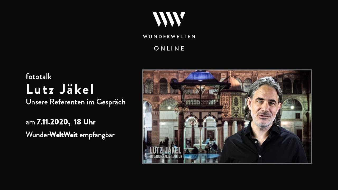 Vorschaubild: WunderWelten-Live: Mitschnitt - Fototalk Lutz Jäkel
