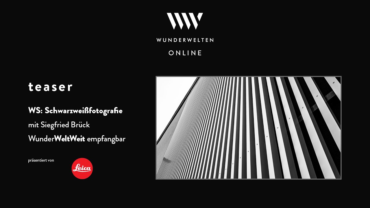 Vorschaubild: Teaser WS: Scharzweißfotografie - Leica Akademie